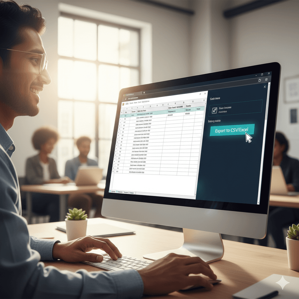 CSV and Excel Export